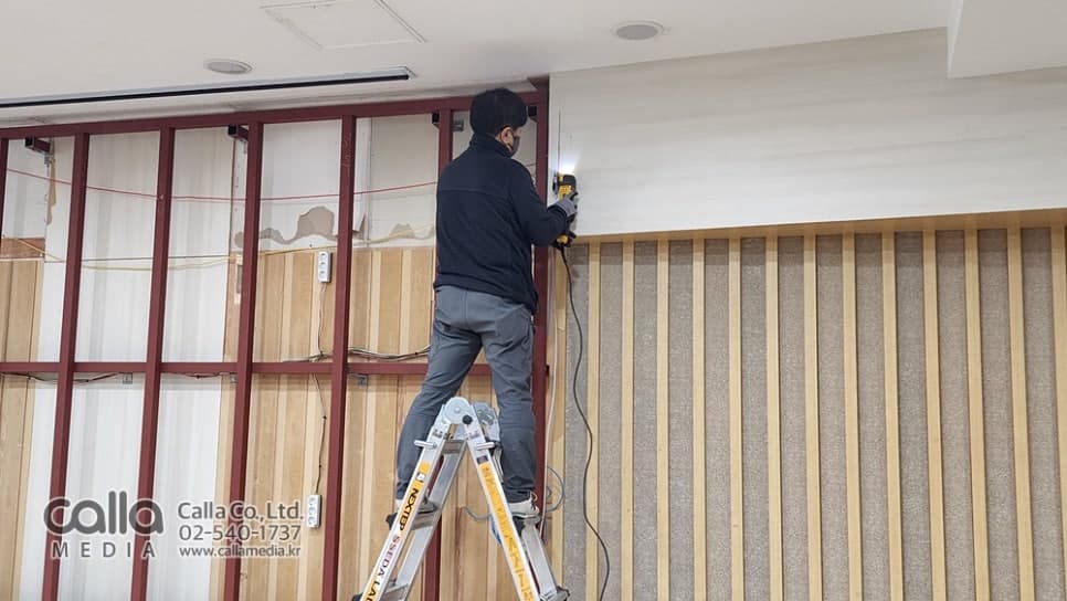 LED 전광판 설치 후기 - 제자광성 교회 시공 사례 2번째 현장 이미지